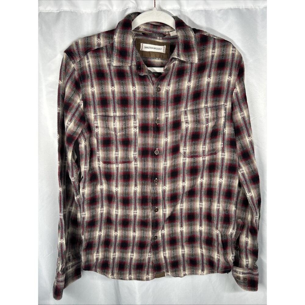 Dakota Grizzly Flannel Shirt Men’s M Plaid Button Up Casual Workwear